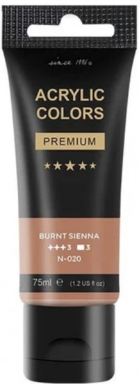 Акриловая краска, цвет 020 Burnt Sienna