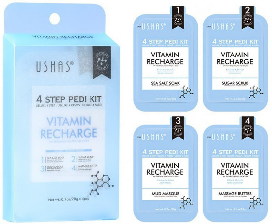Набор для ухода за ногами «4 Step Pedi Kit»