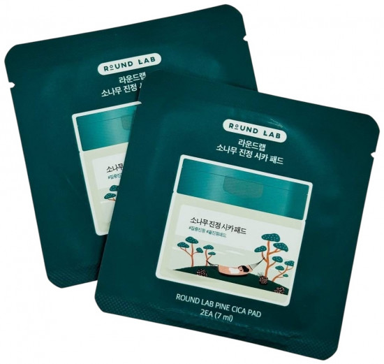Пэды с экстрактами сосны и центеллы для проблемной кожи «Pine Calming Cica Pad»