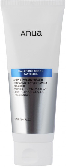Мягкая пенка для умывания «Hyaluronic Acid 8+ Pantenol Foaming Cleanser»