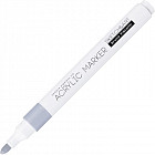 Маркер акриловый, цвет серебряный