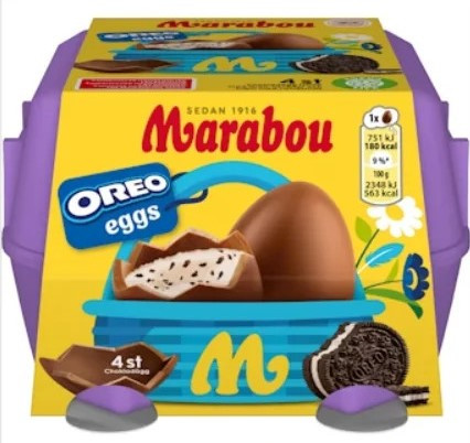 Шоколадные яйца с начинкой и кусочками печенья «Oreo Eggs»
