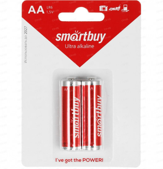 Набор батареек алкаиновых Smartbuy SBBA-2A02B