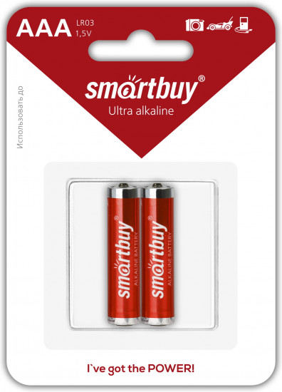 Набор батареек алкалиновых Smartbuy SBBA-3A02B