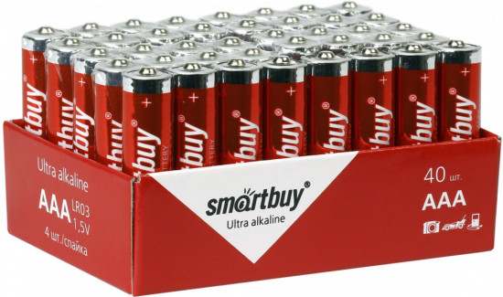 Набор батареек алкалиновых Smartbuy SBBA-3A40S