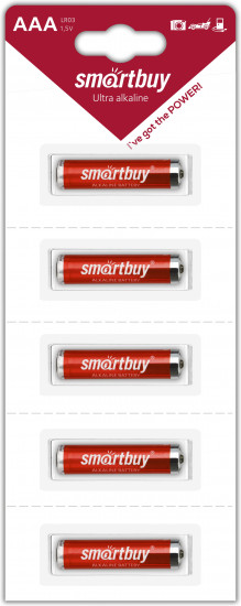 Набор батареек алкалиновых Smartbuy SBBA-3A05B