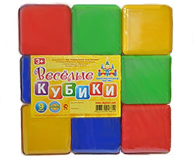 Кубики веселые в наборе