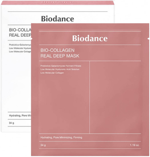 Ночная гидрогелевая маска с коллагеном для эластичности кожи «Bio-Collagen Real Deep Mask»