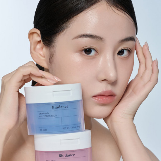Гелевые тонер-пэды для лица с ледниковой водой «Cera-nol Gel Toner Pads»