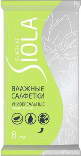 Салфетки влажные универсальные с экстрактом иланг-иланг
