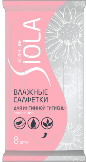 Салфетки влажные для интимной гигиены с аллантоином