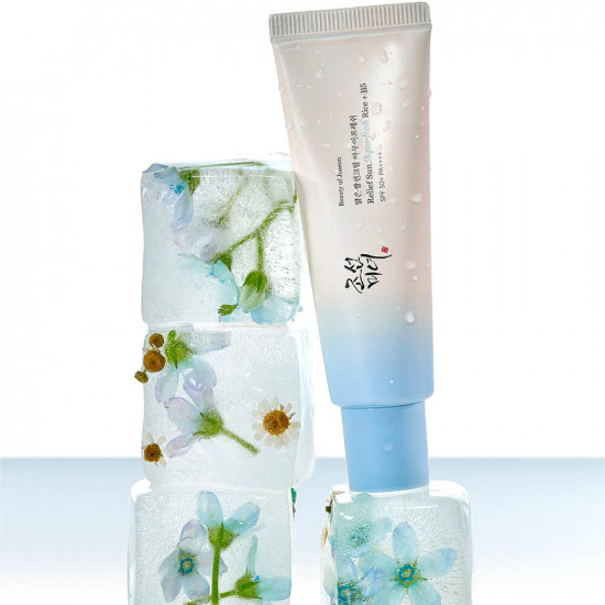 Лёгкий солнцезащитный крем для лица с пантенолом SPF50+ PA++++ «Relief Sun Aqua-fresh Rice+B5»