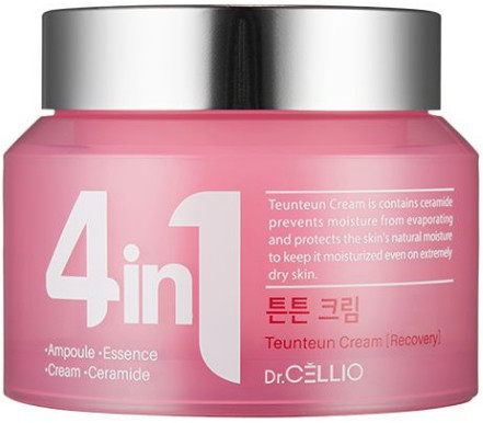 Крем для лица с керамидами «4 In 1 Teunteun Ceramide Cream»