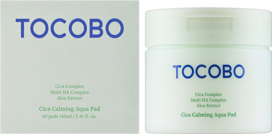 Успокаивающие аква-пэды для лица с центеллой «Cica Calming Aqua Pad»