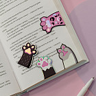 Набор закладок для книг магнитных «Paws»