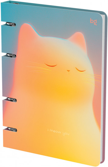 Тетрадь на кольцах «Meow»