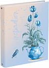 Тетрадь на кольцах с разделителями «Васильковое настроение»