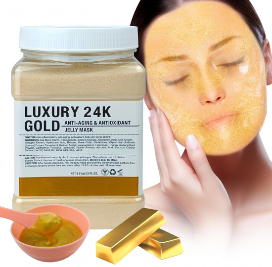 Альгинатная маска для лица «Luxury 24K»