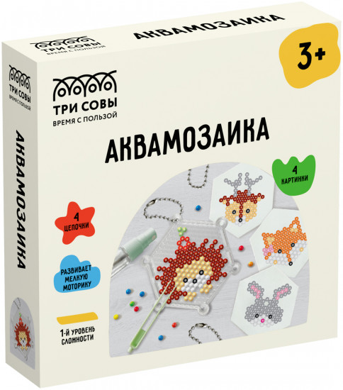 Аквамозаика для детей «Лесные животные»