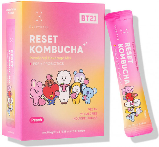 Порошковая смесь со вкусом персика «Reset Kombucha»