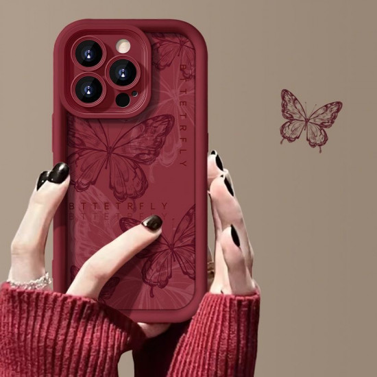 Чехол для телефона iPhone 11 «Red Butterfly»