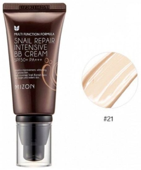 BB-крем с муцином улитки «Snail Repair Intensive» SPF50+ PA+++, оттенок 21