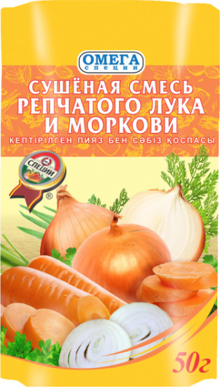 Смесь репчатого лука и моркови сушеная