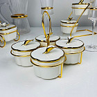 белый/золотой