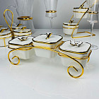 белый/золотой