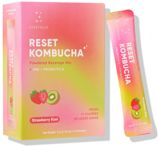 Комбуча растворимая со вкусом клубники и киви «Reset»