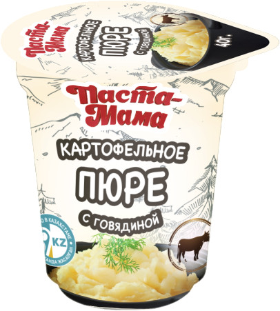 Пюре картофельное со вкусом говядины