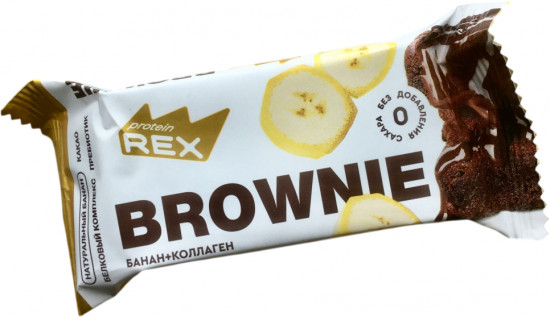 Пирожное протеиновое со вкусом банана «Brownie»