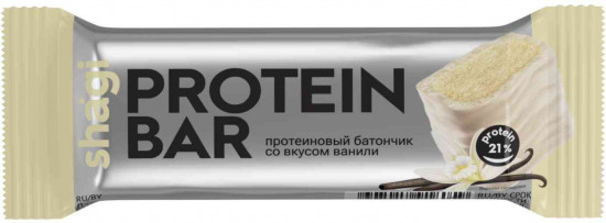 Батончик протеиновый со вкусом ванили «Shagi»
