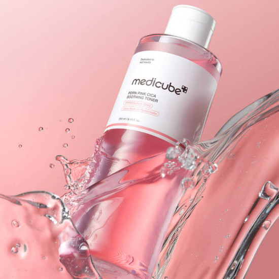 Успокаивающий тонер с с пептидами и центеллой «PDRN Pink CICA Soothing Toner»