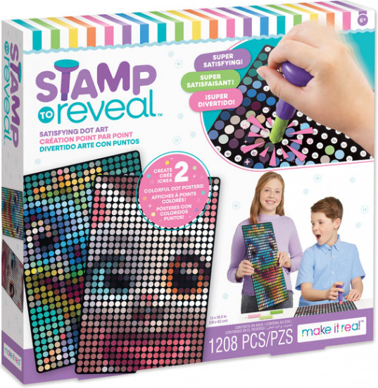 Набор постеров по номерам «Stamp Reveal»
