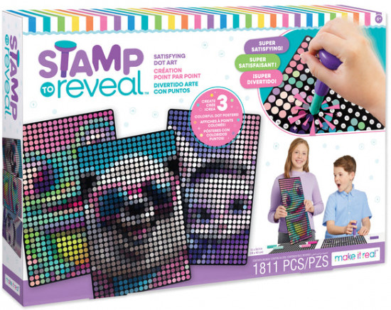 Набор постеров по номерам «Stamp Reveal»
