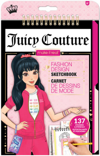 Альбом для творчества «Juicy Couture Fashion Sketchbook»
