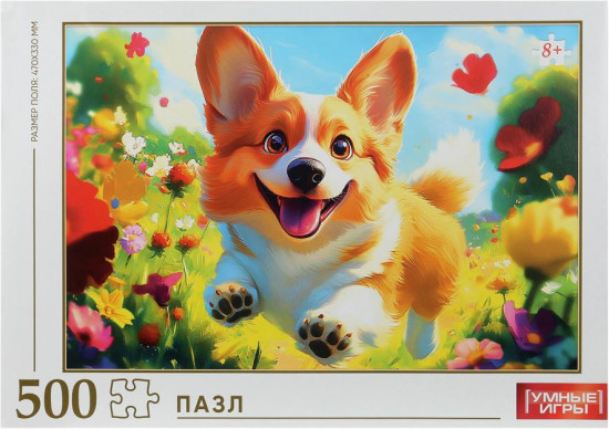 Пазл «Бегущий корги»