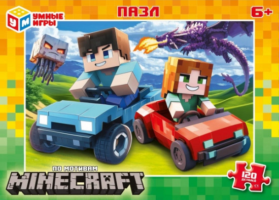 Пазл «По мотивам Minecraft»