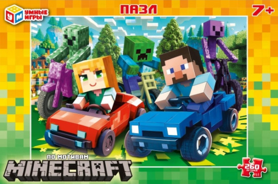 Пазл «По мотивам Minecraft»