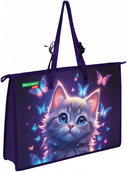 Папка для рисунков и чертежей «Curious cat»