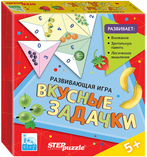 Игра настольная «Вкусные задачки. Тримино»