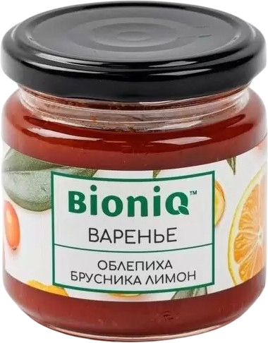 Варенье со вкусом облепихи, брусники и лимона