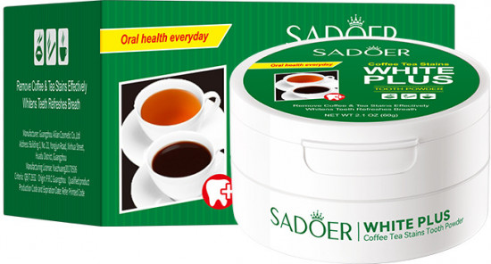 Зубной порошок «Coffee Tea Stains White Plus»