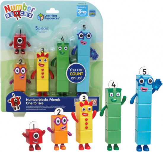 Набор для изучения счета от 1 до 5 «Numberblocks»