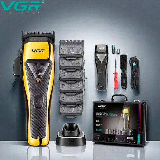 Профессиональная машинка для стрижки волос VGR V-015