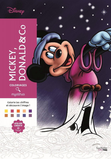 Раскраска по номерам «Mickey, Donald & Co»