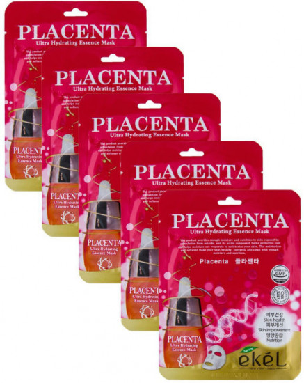 Набор масок для лица «Placenta Ultra Hydrating Essence Mask»