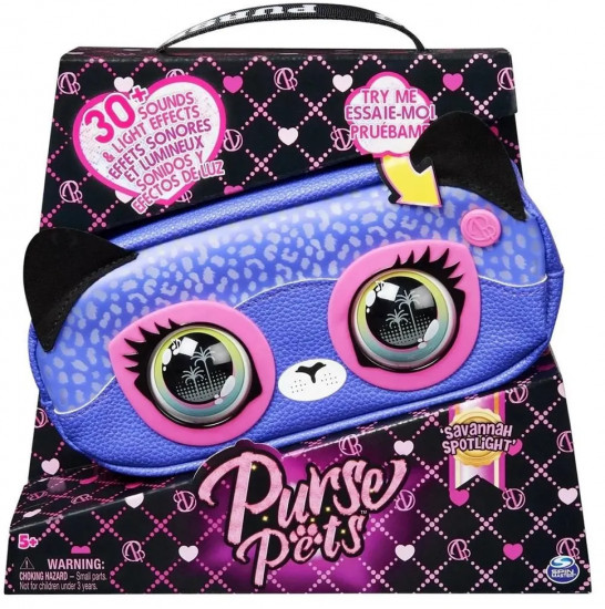 Интерактивная сумка-питомец «Purse Pets Savannah Spotlight»