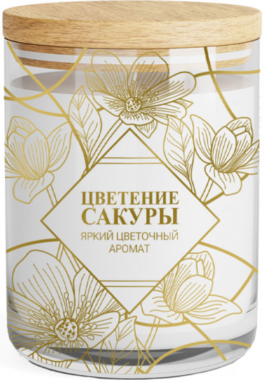Свеча ароматизированная «Цветение сакуры»